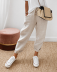 Helvano | Lockere Leinenhose für Damen