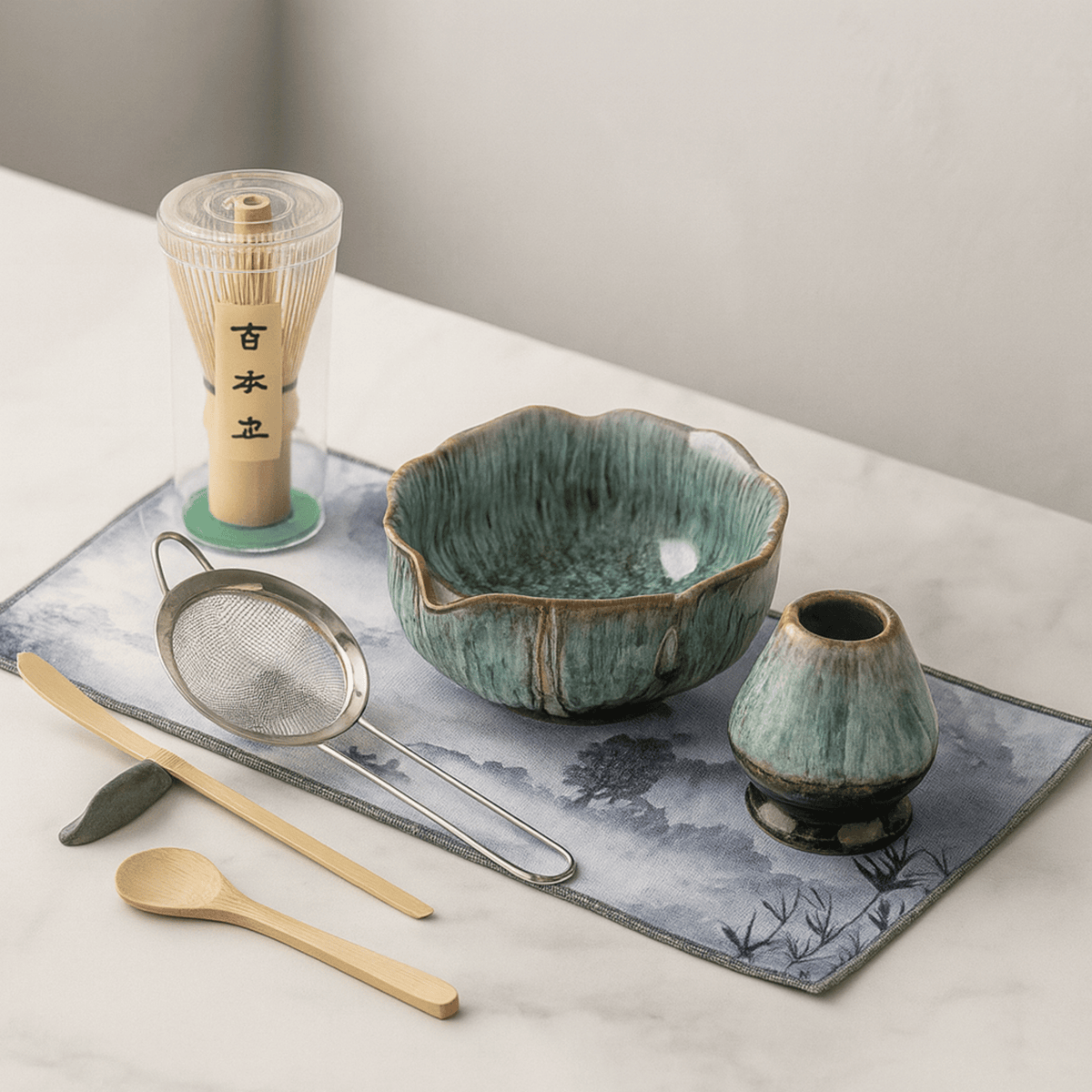 Helvano | Matcha-Set aus Keramik