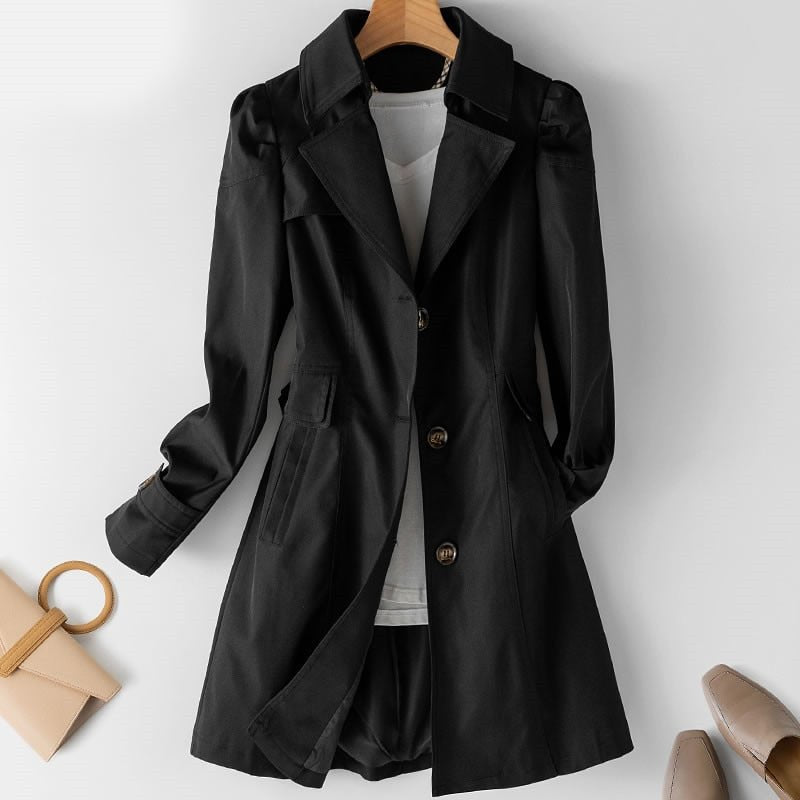 Helvano | Langer Trenchcoat für Damen