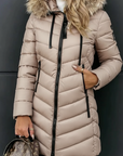 Helvano | Daunenjacke mit Fellkragen für Damen