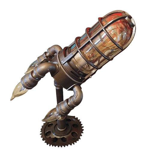 Helvano | Retro Raketen-Tischlampe