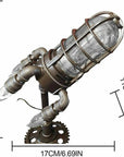 Helvano | Retro Raketen-Tischlampe