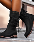 Helvano | Retro Fleece-Stiefel für Damen