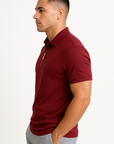 Helvano | Modernes Herren-Poloshirt mit kurzem Zip