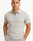 Helvano | Modernes Herren-Poloshirt mit kurzem Zip