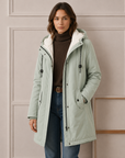 Helvano | Warmer Wintermantel mit Kapuze für Damen
