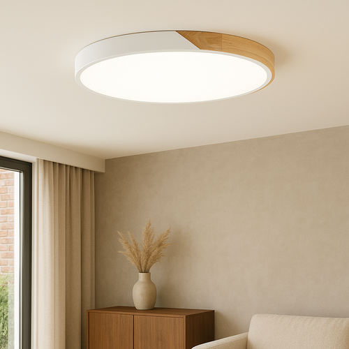 Helvano | Deckenlampe aus Holz im Scandi-Stil