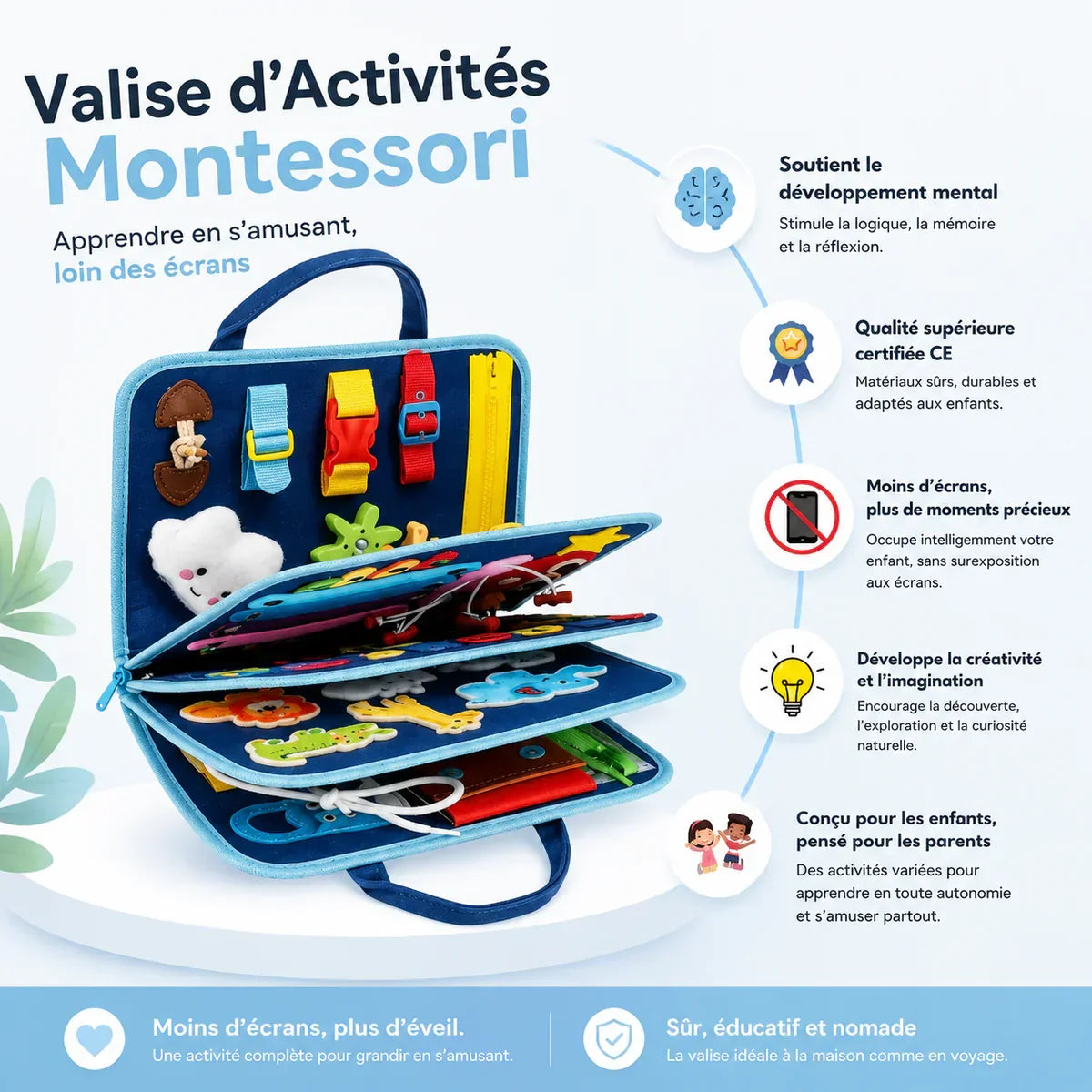Helvano | Montessori Aktivitätsbuch für Kinder