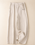 Helvano | Weite Leinenhose für Damen