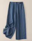 Helvano | Weite Leinenhose für Damen