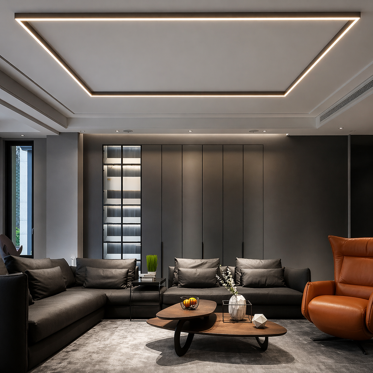 Helvano | Blendfreie LED-Deckenleuchte