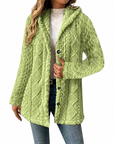 Helvano | Strukturierte Kuscheljacke für Damen