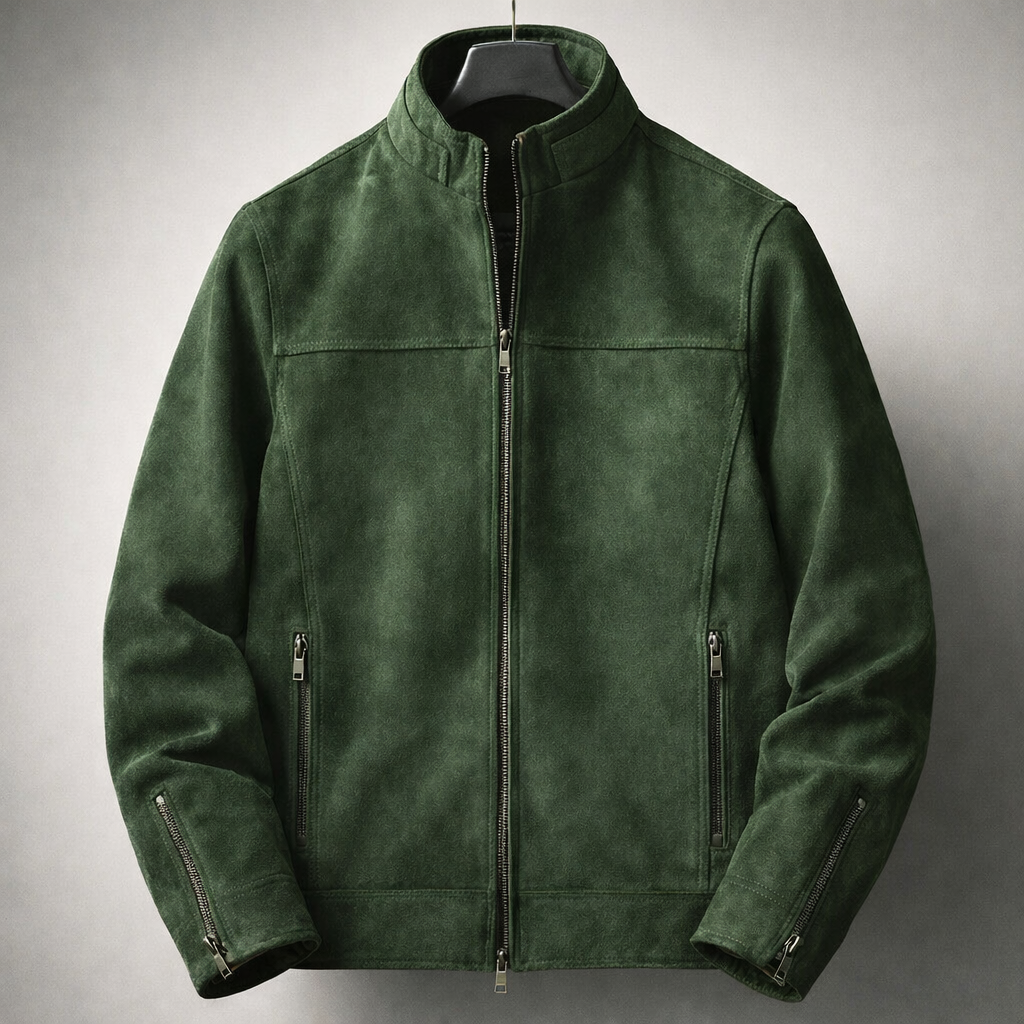 Helvano | Slim-Fit Bikerjacke für Herren