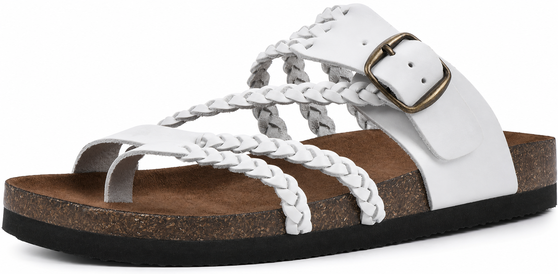 Helvano | Geflochtene Kork-Sandalen für Damen