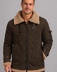 Helvano | Fliegerjacke aus Kunstleder für Herren