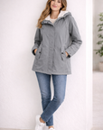 Helvano | Lange Winterjacke mit Kapuze und Futter für Damen
