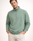 Helvano | Half-Zip Pullover mit Stehkragen für Herren