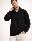 Helvano | Half-Zip Pullover mit Stehkragen für Herren