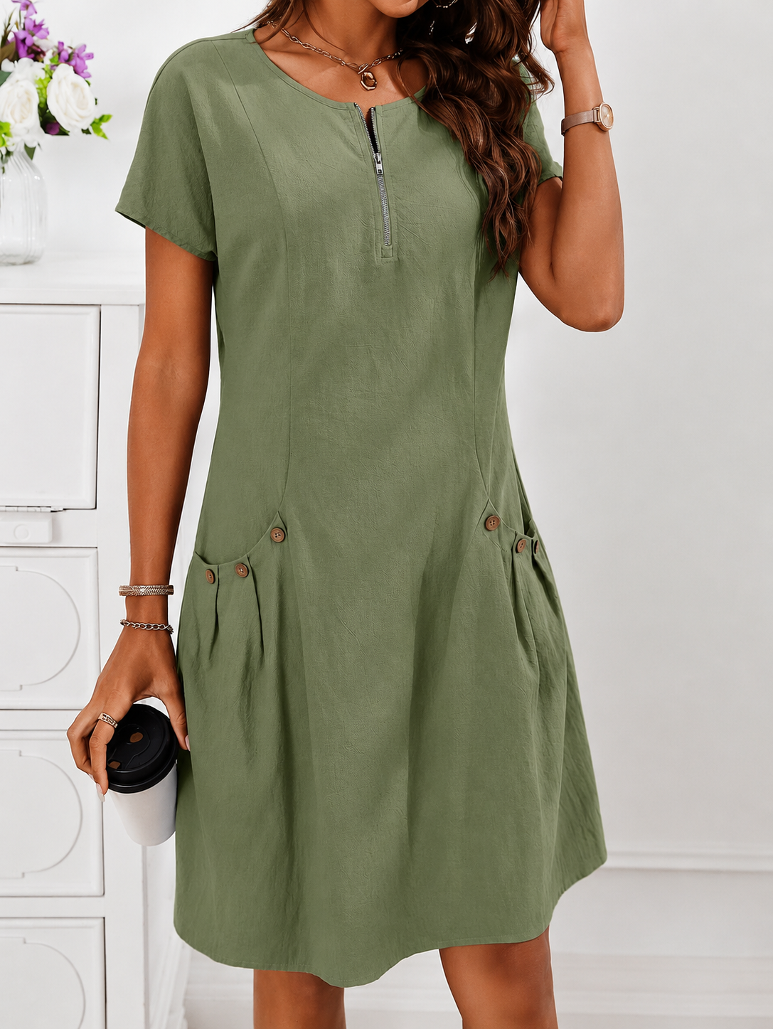 Helvano | Leinen-Kleid für Damen