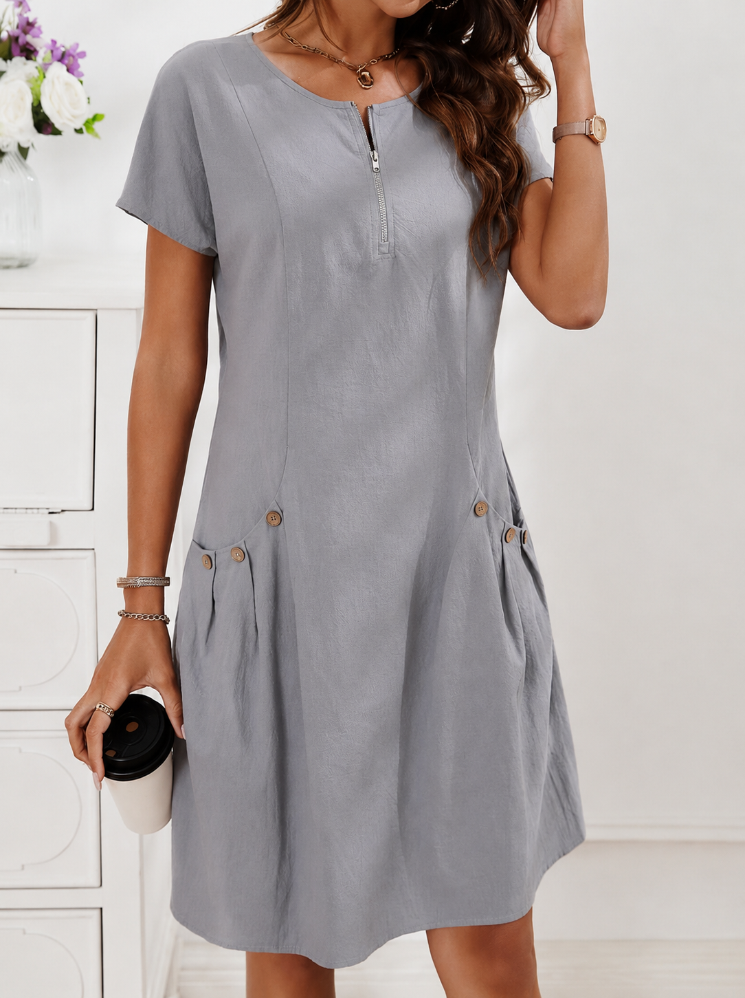 Helvano | Leinen-Kleid für Damen