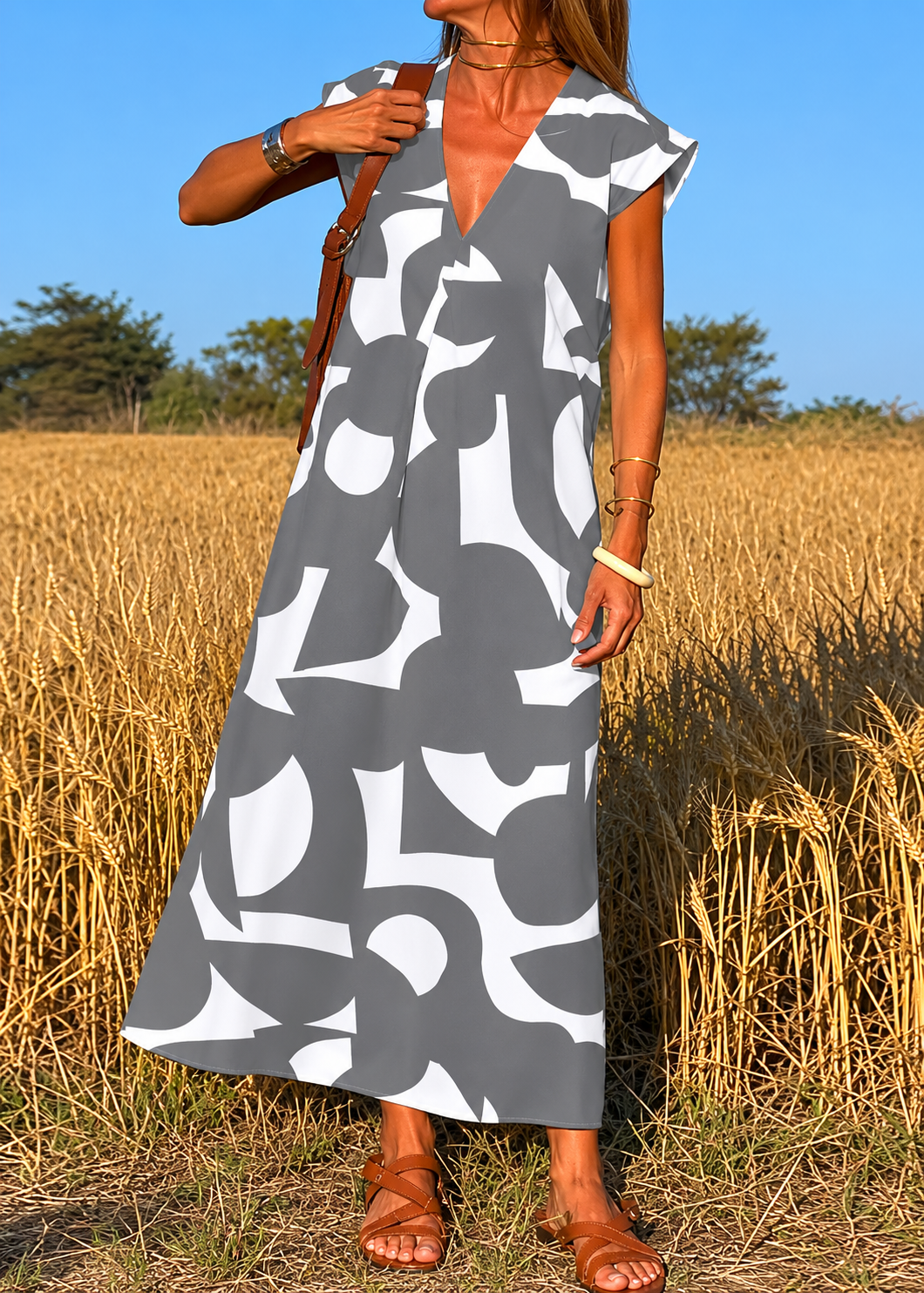 Helvano | Bedrucktes Sommerkleid für Damen