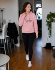 Helvano | Damen Kapuzenpullover mit Smiley-Print