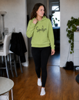 Helvano | Damen Kapuzenpullover mit Smiley-Print