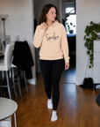 Helvano | Damen Kapuzenpullover mit Smiley-Print