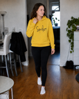 Helvano | Damen Kapuzenpullover mit Smiley-Print