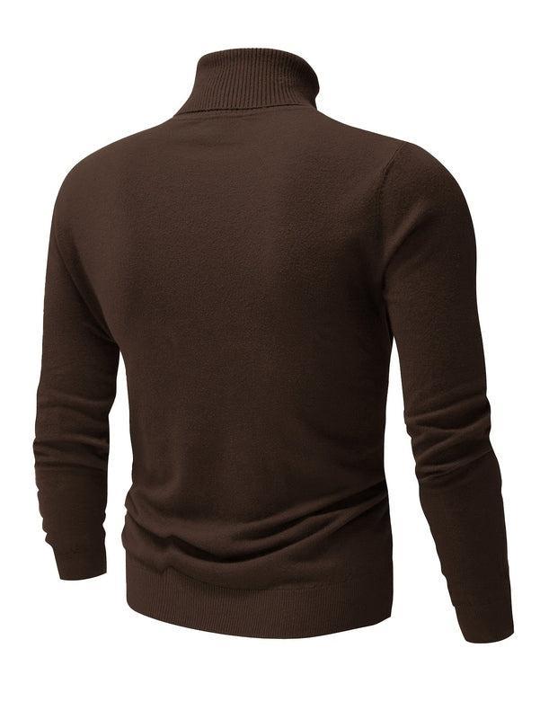 Helvano | Slim-Fit Rollkragenpullover für Herren