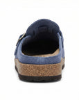 Helvano | Retro Wildleder-Clogs für Damen