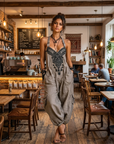 Helvano | Bestickter Boho-Jumpsuit für Damen