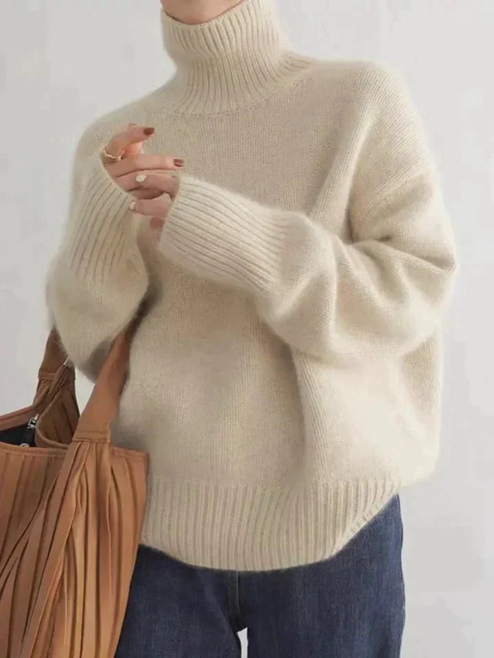 Helvano | Damen-Rollkragenpullover aus Synthetikmischung