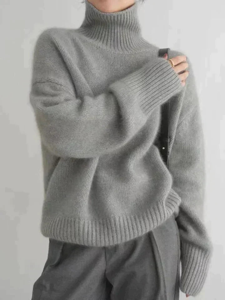 Helvano | Damen-Rollkragenpullover aus Synthetikmischung
