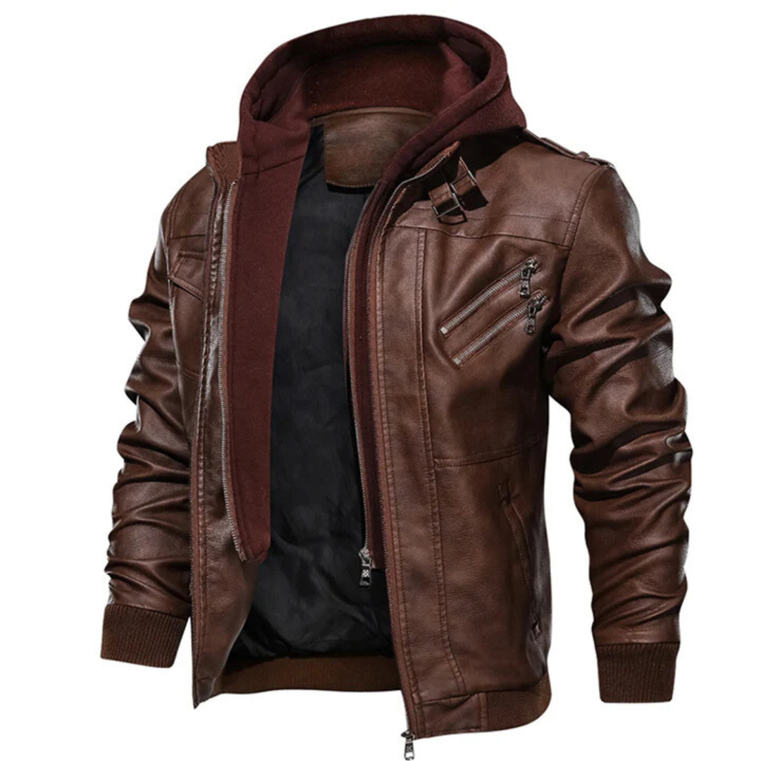 Helvano | Herren-Lederjacke in Braun