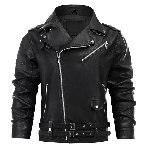 Helvano | Herren Lederjacke in Schwarz