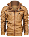 Helvano | Lederjacke für Herren in Braun