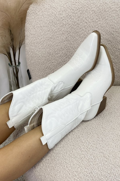 Helvano | Cowboystiefel für Damen mit Blockabsatz