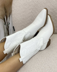 Helvano | Cowboystiefel für Damen mit Blockabsatz