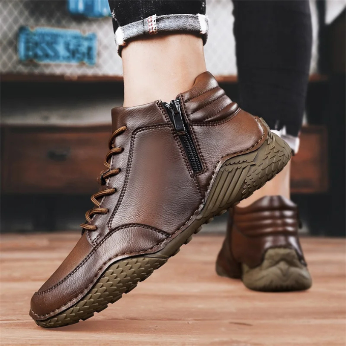 Helvano | Robuste Lederstiefel für Herren