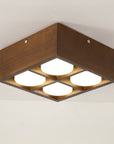 Helvano | Holz-Deckenleuchte für Wohnzimmer