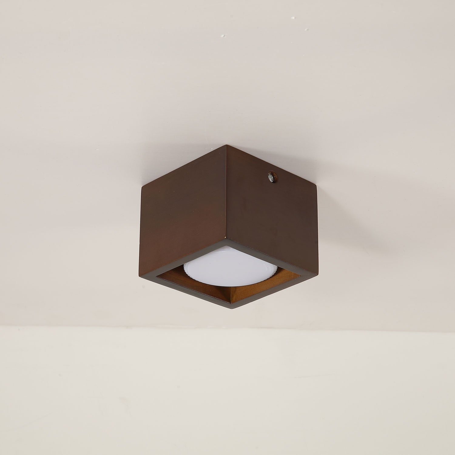 Helvano | Holz-Deckenleuchte für Wohnzimmer