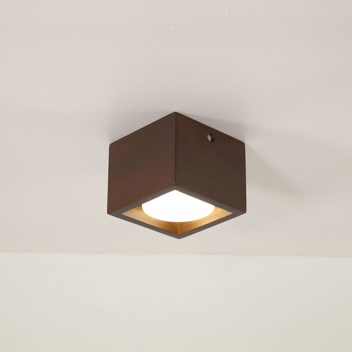 Helvano | Holz-Deckenleuchte für Wohnzimmer