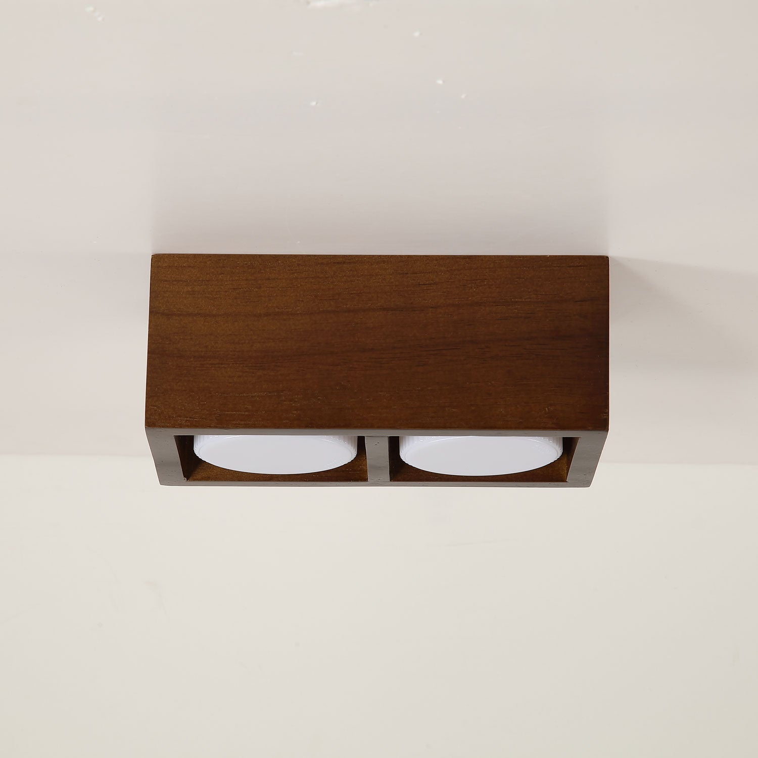 Helvano | Holz-Deckenleuchte für Wohnzimmer