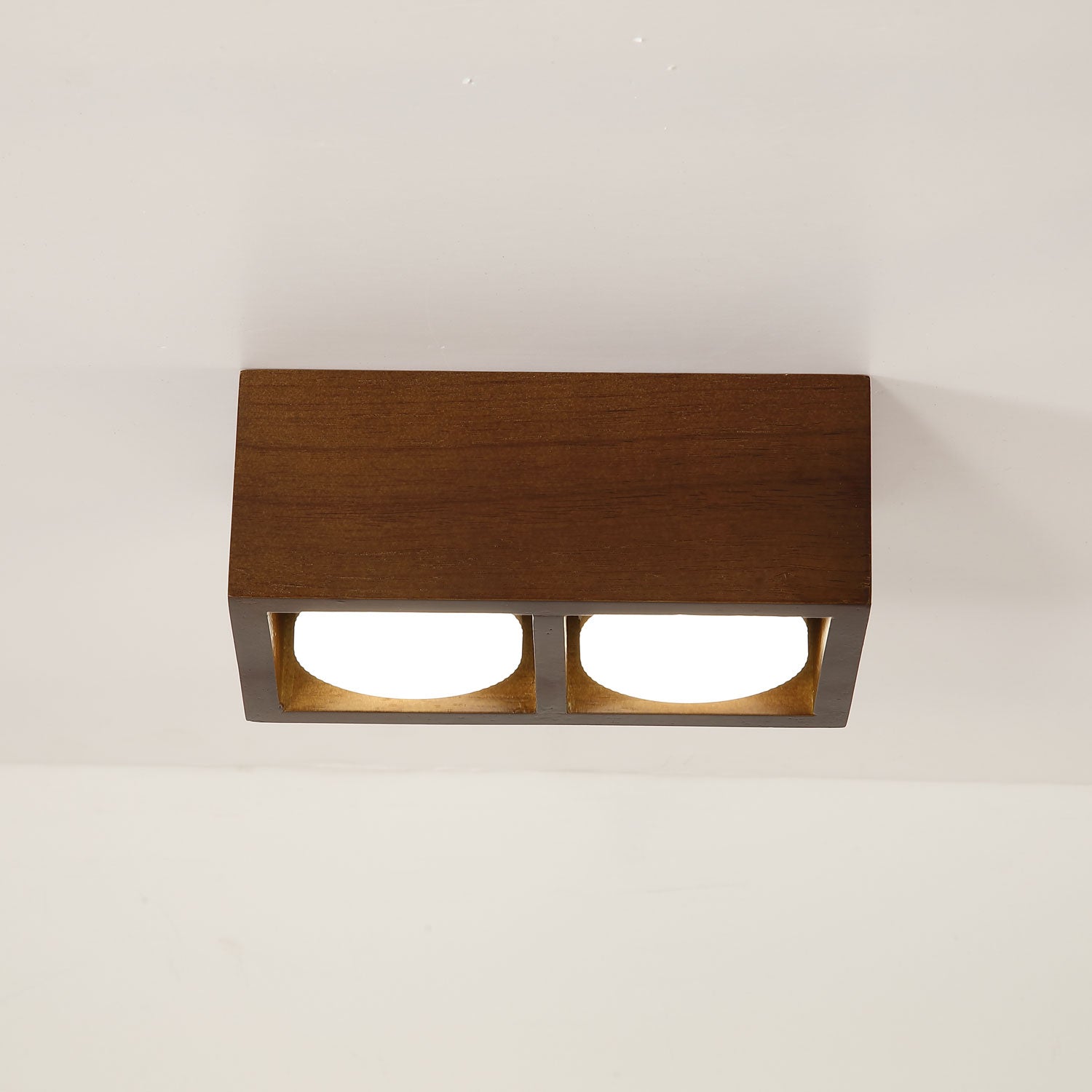 Helvano | Holz-Deckenleuchte für Wohnzimmer