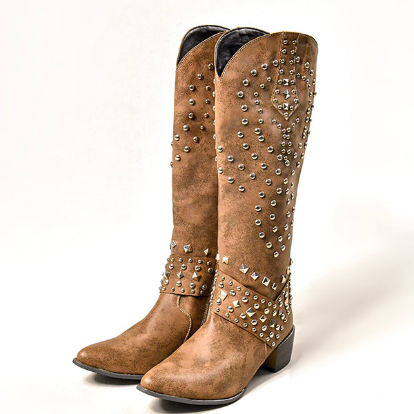 Helvano | Cowboystiefel mit Absatz für Damen