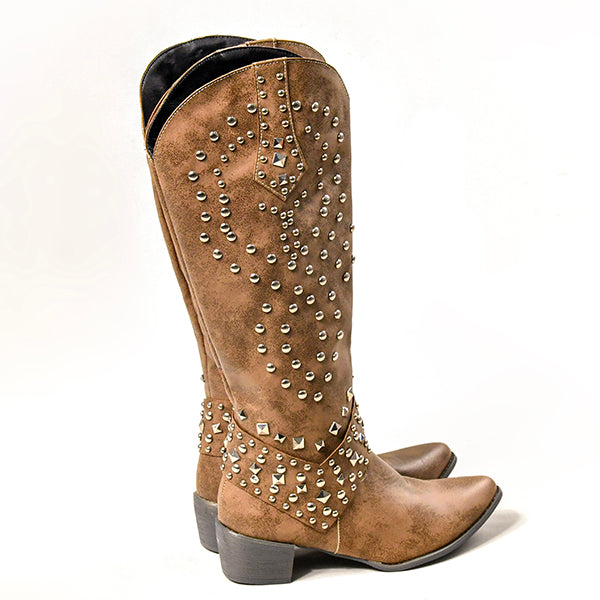 Helvano | Cowboystiefel mit Absatz für Damen