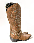 Helvano | Cowboystiefel mit Absatz für Damen