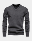 Helvano | Herren V-Neck Pullover aus Baumwolle