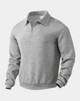 Helvano | Leichter Strickpullover mit Reissverschluss für Herren